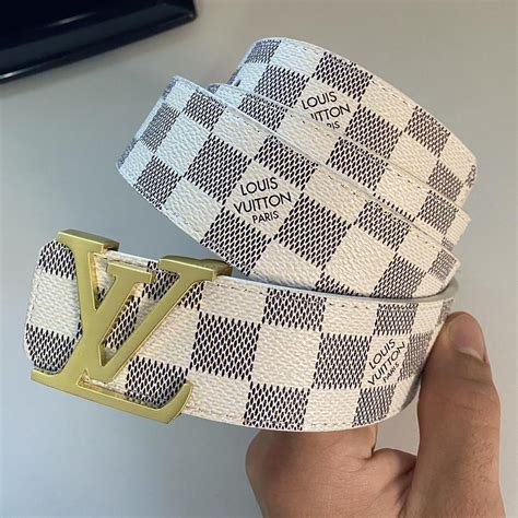 cintura louis vuitton bianca